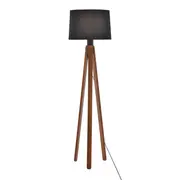 LUMINÁRIA DE CHÃO SLATS C/CUP Y - PRETO - Foto 1