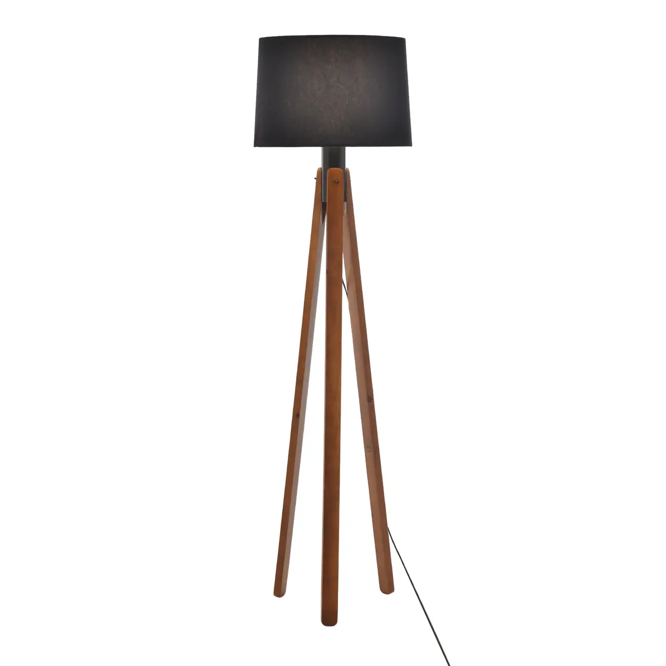 LUMINÁRIA DE CHÃO SLATS C/CUP Y - PRETO - Foto 1