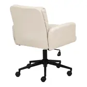 CADEIRA HOME OFFICE KIND - PRETO/BEGE - Foto 4