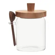 POTE HERMÉTICO 500 ML ACÁCIA GRAB - ACÁCIA/INCOLOR - Foto 1