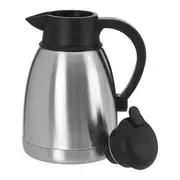 GARRAFA TÉRMICA 1,2 L PRESS & DRINK - INOX/PRETO - Foto 7