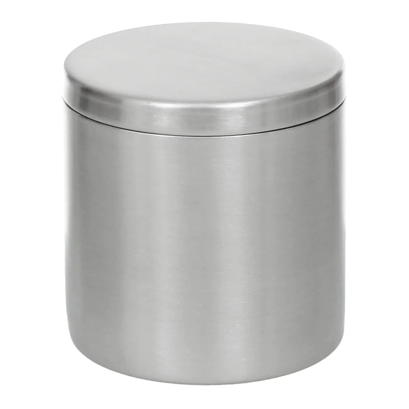 PORTA-ALGODÃO METALLIC - INOX - Foto 1