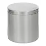 PORTA-ALGODÃO METALLIC - INOX - Foto 1
