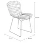 CADEIRA BERTOIA - CROMADO - Foto 8