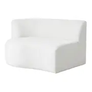SOFÁ 4 LUGARES ESTENDIDO ESQUERDO ÔNDULO - BOUCLÉ BRANCO - Foto 4