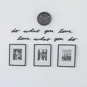 ADORNO DE PAREDE COM 8 MANTRA - PRETO - Foto 4