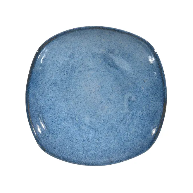 PRATO SOBREMESA JITIRANA - AZUL HISTÓRIO/ARGILA - Foto 1