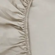 JOGO DE CAMA KING 4 PEÇAS HIGH-SATIN - BEGE - Foto 6
