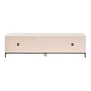 RACK 3 PORTAS/1 GAVETA 1,80 M X 45 CM NASH - AREIA/PRETO - Foto 7