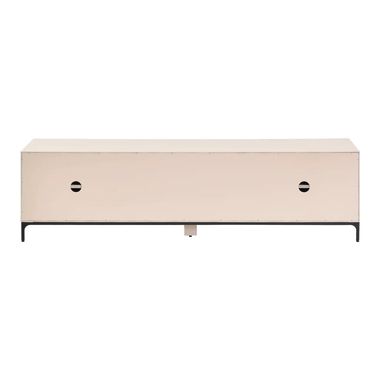 RACK 3 PORTAS/1 GAVETA 1,80 M X 45 CM NASH - AREIA/PRETO - Foto 7
