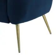 SOFÁ 2 LUGARES MARGOT - GALAXY BLUE/OURO - Foto 10