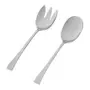 COLHER E GARFO PARA SALADA COM 2 PEÇAS BERNA - INOX - Foto 2