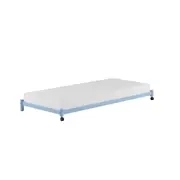 CAMA DE SOLTEIRO INFERIOR 78 CM FLAT - AZUL CLARO - Foto 12