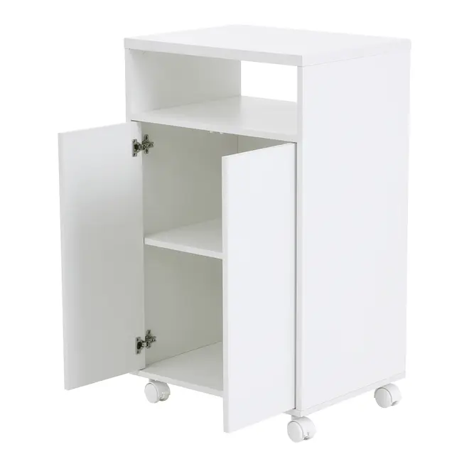 CARRINHO 2 PORTAS 55 CM X 42 CM PRÁTICA - BRANCO - Foto 6