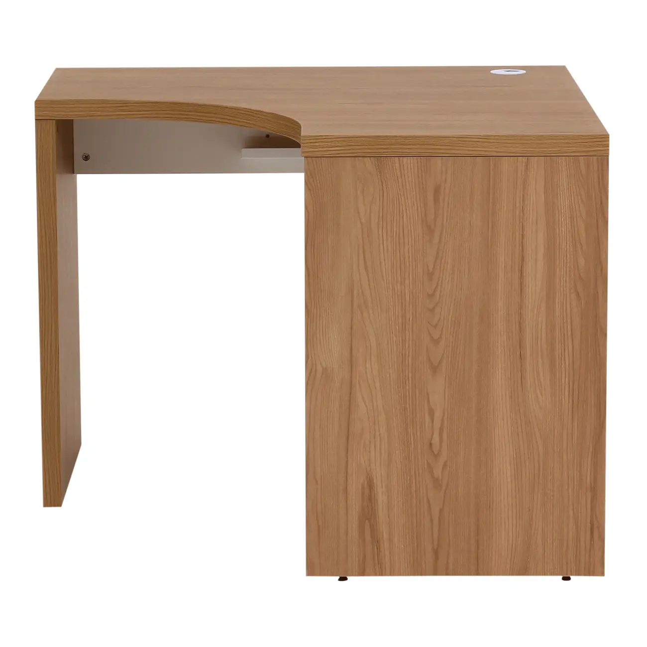 MESA DE CANTO 1,01 M X 1,01 M BOSS - OAK TAMMI/BRANCO - Foto 2