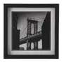 QUADRO 30 CM X 30 CM BROOKLYN BRIDGE - PRETO/BRANCO - Foto 1