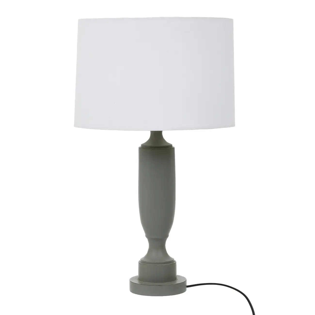 LUMINÁRIA MESA PILASTRE C/CUP H - CINZA/BRANCO - Foto 1