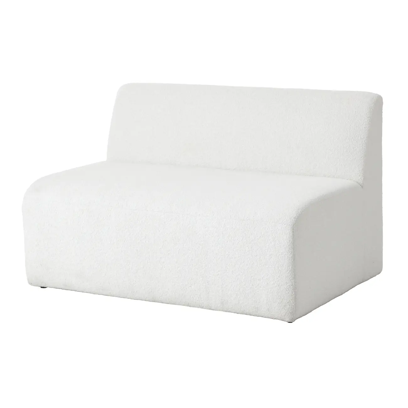 SOFÁ 4 LUGARES ESTENDIDO ESQUERDO ÔNDULO - BOUCLÉ BRANCO - Foto 6
