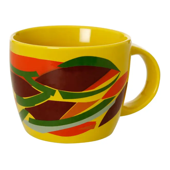 CANECA 400 ML VIBRA VERÃO - AMARELO/AÇAY - Foto 2