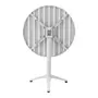 MESA PARA ÁREA EXTERNA DOBRÁVEL REDONDA 70 CM CRUISE - BRANCO - Foto 5