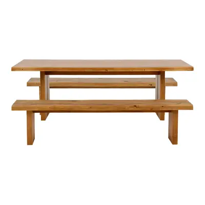 MESA C/2 BANCOS 4 LUGARES PLANK