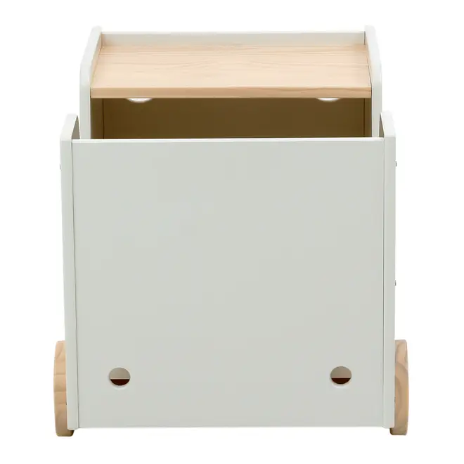 MESA INFANTIL 47 CM X 70 CM MINICIDADE - BRANCO/NATURAL WASHED - Foto 5