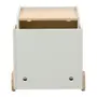 MESA INFANTIL 47 CM X 70 CM MINICIDADE - BRANCO/NATURAL WASHED - Foto 5