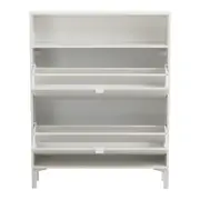 SAPATEIRA 2 PORTAS BASCULANTE SLEEK - BRANCO/GRANILITE - Foto 3