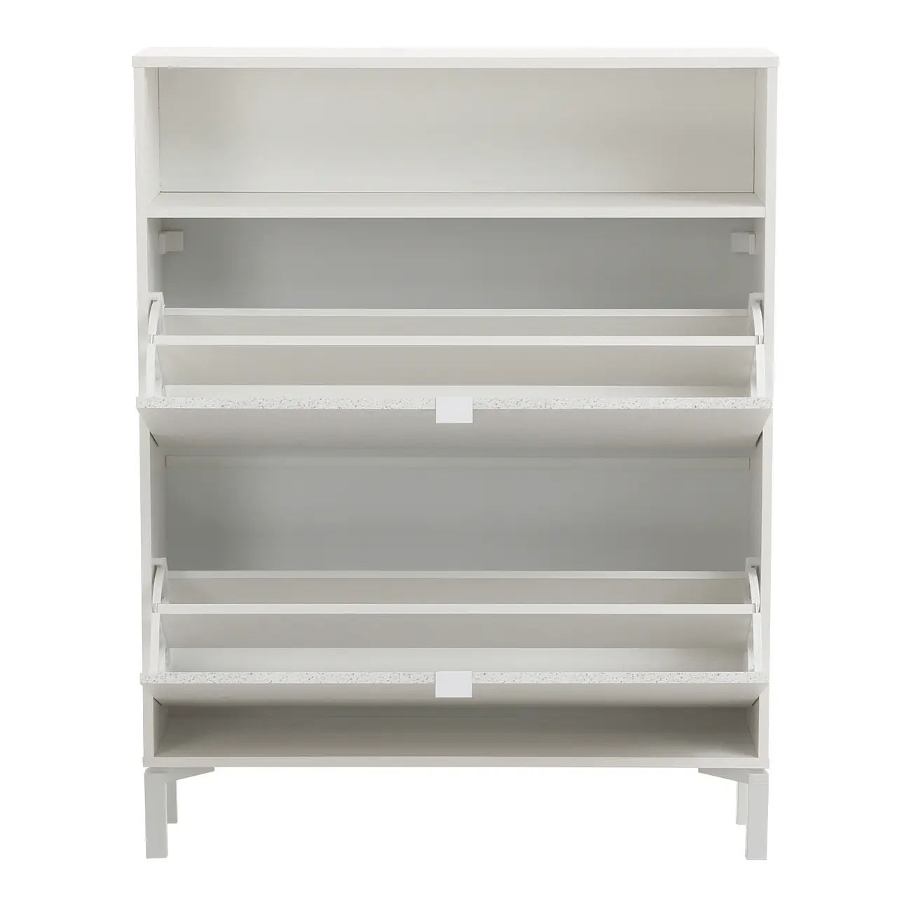 SAPATEIRA 2 PORTAS BASCULANTE SLEEK - BRANCO/GRANILITE - Foto 3