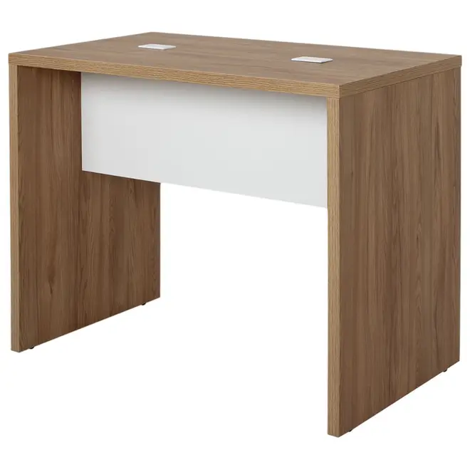 BOSS MESA ALTA 1,20 M X 70 CM C/ CAIXA DE CONECTIVIDADE - OAK TAMMI/BRANCO - Foto 4