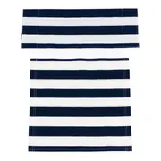 ASSENTO/ENCOSTO BLUESTRIPE PARA ESTRUTURA DE CADEIRA LEME - AZUL ESCURO/BRANCO - Foto 4