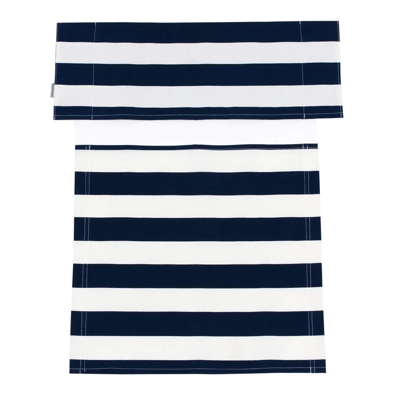 ASSENTO/ENCOSTO BLUESTRIPE PARA ESTRUTURA DE CADEIRA LEME - AZUL ESCURO/BRANCO - Foto 4