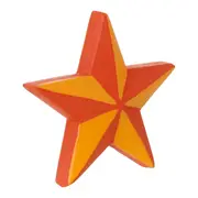 ADORNO ESTRELA 11 CM COLORFUN XMAS - SORBET DE MANGA/VERMELHO - Foto 3