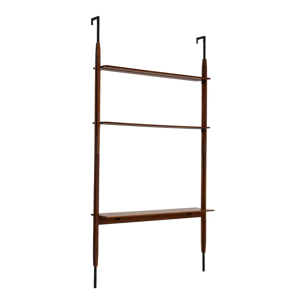 ESTANTE/ESC/TV 3,18 M X 2,41 M LIBRERIA - NOZES/PRETO - Foto 4