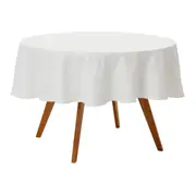 TOALHA DE MESA REDONDA 1,78 M HOSTESS - BRANCO - Foto 3