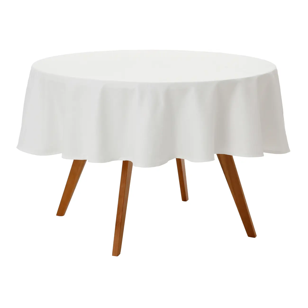 TOALHA DE MESA REDONDA 1,78 M HOSTESS - BRANCO - Foto 3
