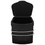 LIXEIRA COM SUPORTE 2,5 L TOUGH - CROMADO/PRETO - Foto 3