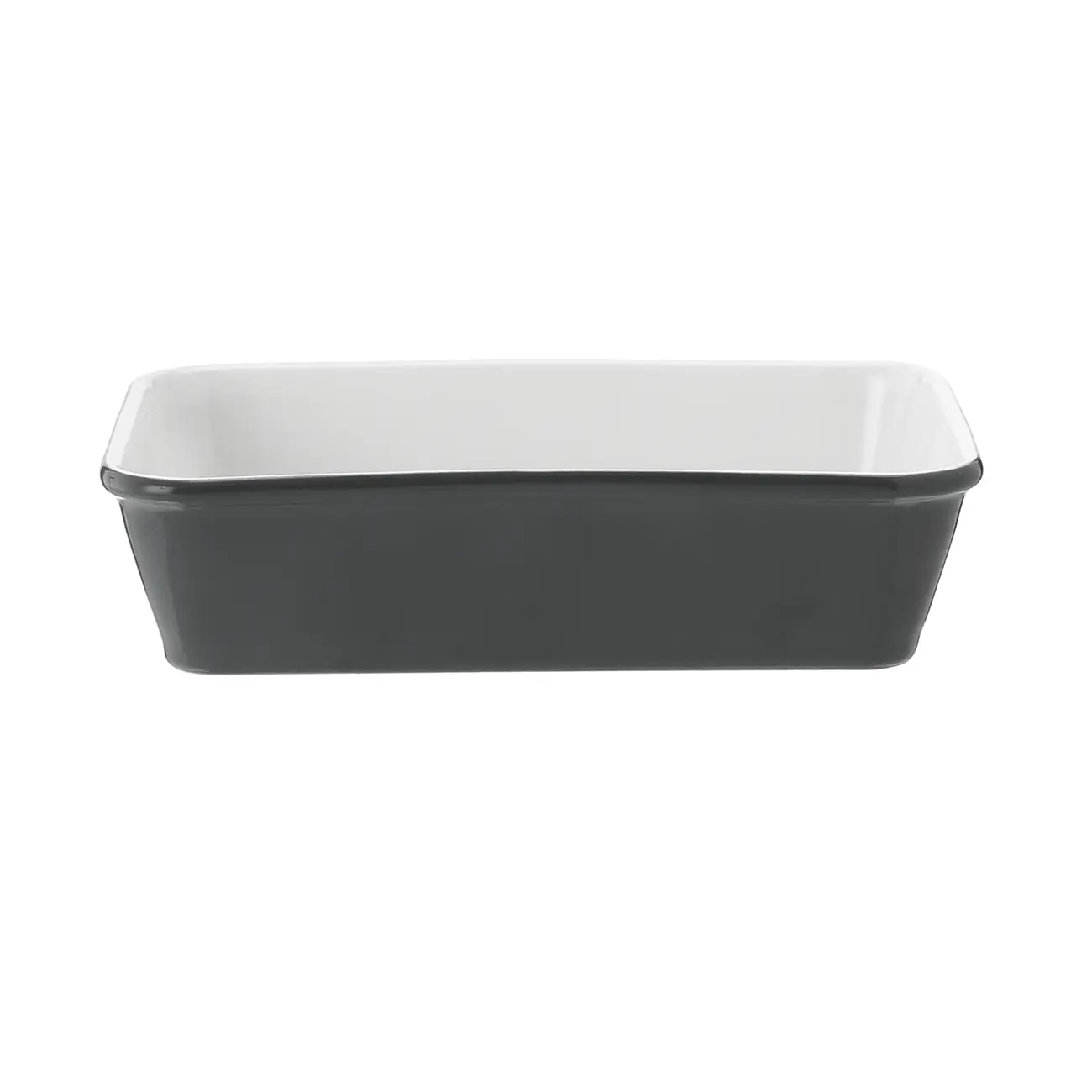 TRAVESSA REFRATÁRIA 21 CM X 14 CM THEVY - KONKRET/BRANCO - Foto 1