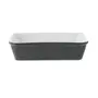 KONKRET/BRANCO - TRAVESSA REFRATÁRIA 21 CM X 14 CM THEVY
