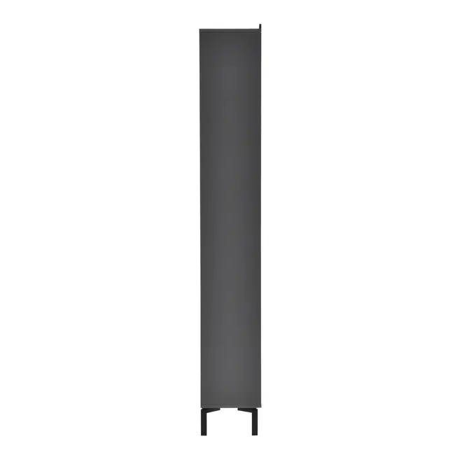 ESTANTE 70 CM X 1,97 M SLEEK - GRAFITE/PRETO - Foto 3