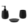 KIT PARA BANCADA 3 PEÇAS QOTO - PRETO/PRETO - Foto 1