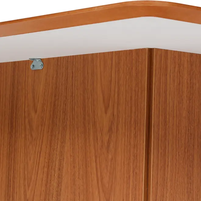 MESA DE JANTAR 1,30 M X 90 CM ECKE - FREIJÓ/BRANCO - Foto 7