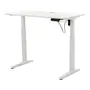 BRANCO/BRANCO - MESA REGULÁVEL ELÉTRICA 1,20 M X 60 CM ERGO