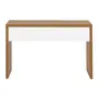 MESA DE ESCRITÓRIO 1,20 M X 51 CM BOSS - OAK TAMMI/BRANCO - Foto 5