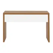 MESA DE ESCRITÓRIO 1,20 M X 51 CM BOSS - OAK TAMMI/BRANCO - Foto 5