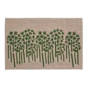 CAPACHO 40 CM X 60 CM TÃO LONGE TÃO PERTO - NATURAL/SÁLVIA - Foto 1