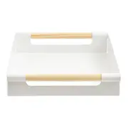 PORTA-PAPEL DE MESA FOLDING - BRANCO/PINUS NATURAL - Foto 3