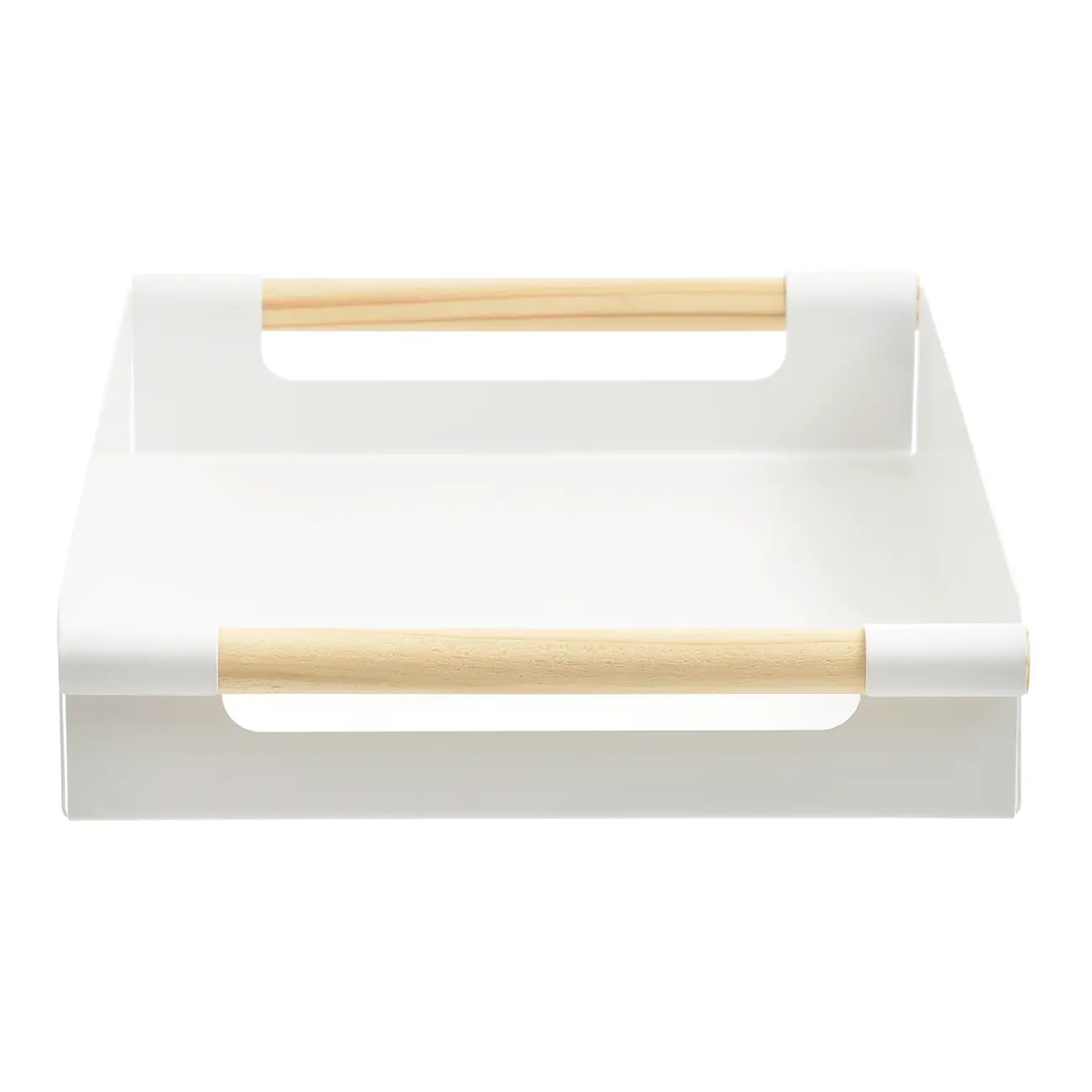 PORTA-PAPEL DE MESA FOLDING - BRANCO/PINUS NATURAL - Foto 3