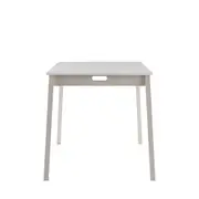 MESA DE JANTAR 1,39 M X 89 CM PALETBOX - NATURAL WASHED/BRANCO - Foto 3