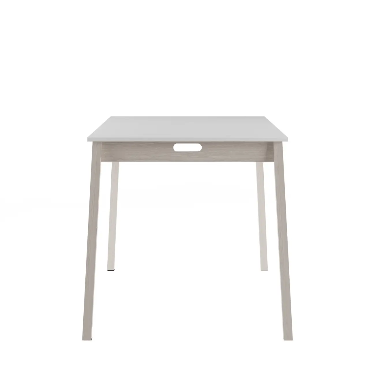 MESA DE JANTAR 1,39 M X 89 CM PALETBOX - NATURAL WASHED/BRANCO - Foto 3